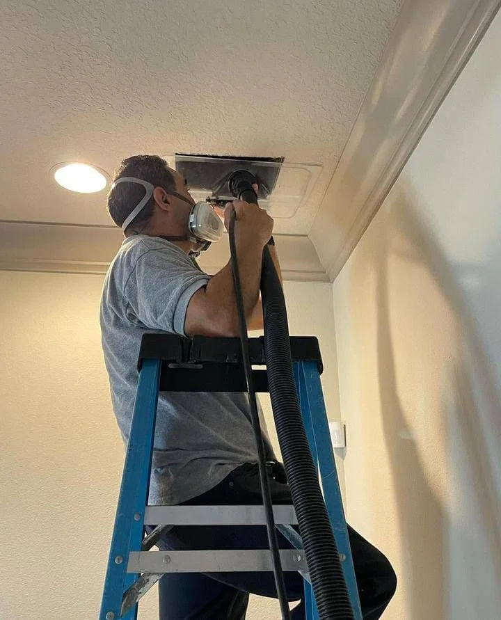 Cleaned vent and ductwork